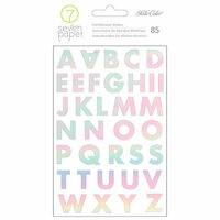 Studio Calico - Seven Paper - Goldie Collection - Cardstock Stickers with Foil Accents - Alphabet