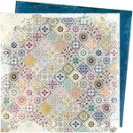 American Crafts - Storyteller Collection - 12 x 12 Double Sided Paper - Patchwork