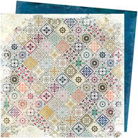 Vicki Boutin - Storyteller Collection - 12 x 12 Double Sided Paper - Patchwork
