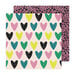Amy Tangerine - Brave and Bold Collection - 12 x 12 Double Sided Paper - Whole Heart