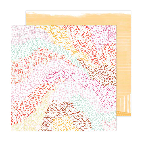 Amy Tangerine - Brave and Bold Collection - 12 x 12 Double Sided Paper - Pieced Together