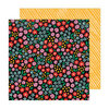 Amy Tangerine - Brave and Bold Collection - 12 x 12 Double Sided Paper - Full Bloom