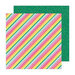 Amy Tangerine - Brave and Bold Collection - 12 x 12 Double Sided Paper - Summer Stripes