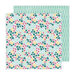 Amy Tangerine - Brave and Bold Collection - 12 x 12 Double Sided Paper - Flower Beds