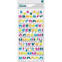 Amy Tangerine - Brave and Bold Collection - Thickers - Stories - Alpha - Foam with Iridescent Foil Accents