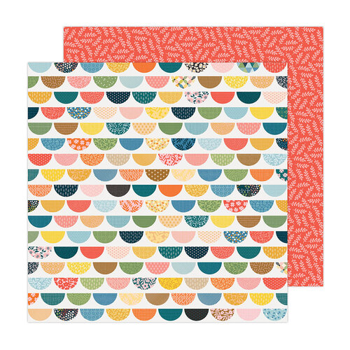 Paige Evans - Bungalow Lane Collection - 12 x 12 Double Sided Paper - Paper 15