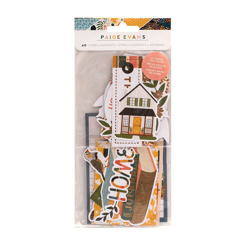 Paige Evans - Bungalow Lane Collection - Ephemera - Icons with Foil Accents
