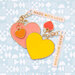 Paige Evans - Bungalow Lane Collection - Resin Heart Charms