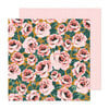 Maggie Holmes - Market Square Collection - 12 x 12 Double Sided Paper - Full Bloom