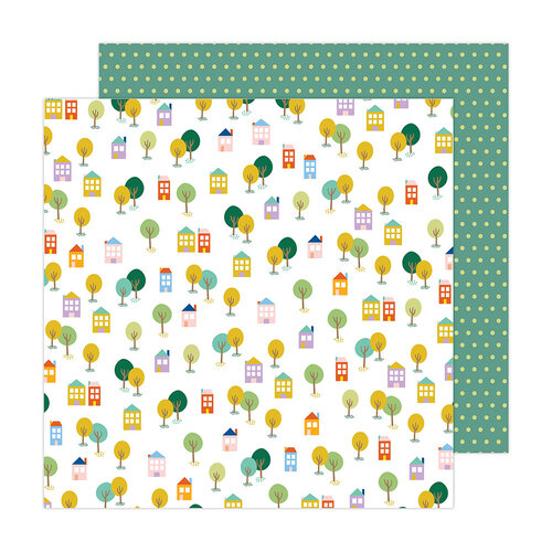 Pebbles - Kid At Heart Collection - 12 x 12 Double Sided Paper - Good Day Sunshine