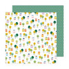 Pebbles - Kid At Heart Collection - 12 x 12 Double Sided Paper - Good Day Sunshine