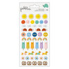 Pebbles - Kid At Heart Collection - Puffy Stickers - Iridescent Foil Accents