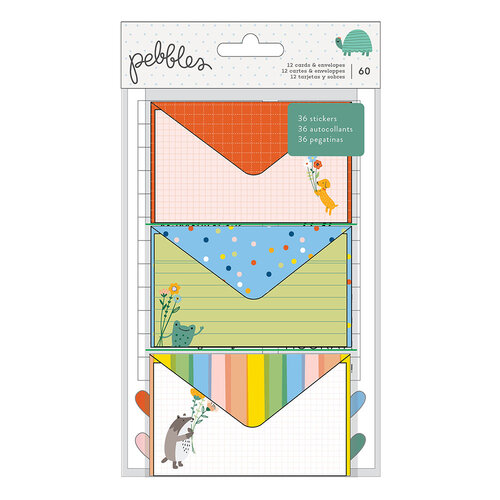 Pebbles - Kid At Heart Collection - Mini Stationery Kit - Iridescent Foil Accents