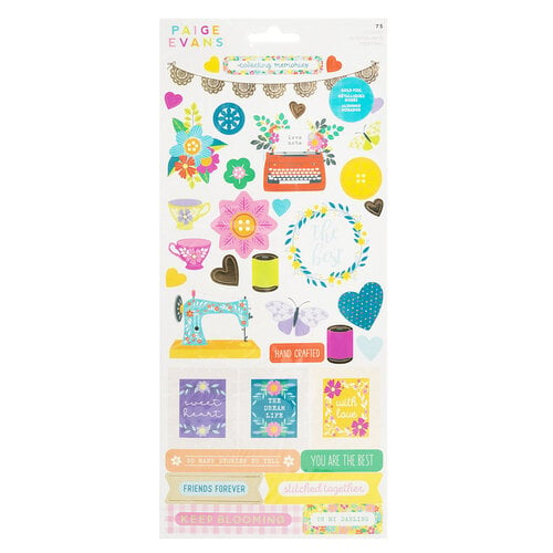 Paige Evans - Splendid Collection - 6 x 12 Cardstock Stickers