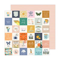 Jen Hadfield - Live and Let Grow Collection - 12 x 12 Double Sided Paper - Let's Grow