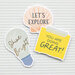Jen Hadfield - Live and Let Grow Collection - Thickers - Phrase - Gold Foil Accents