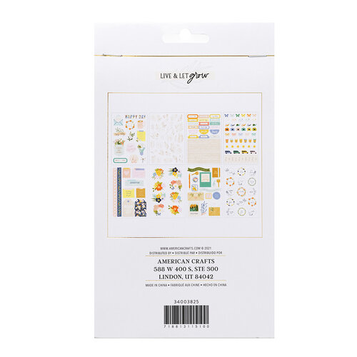 Coffee Sticker Book with Gold Foil Accents Scrapbooking Planner Card Making