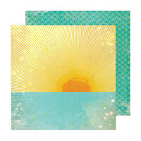 Vicki Boutin - Sweet Rush Collection - 12 x 12 Double Sided Paper - Sunny Side Up