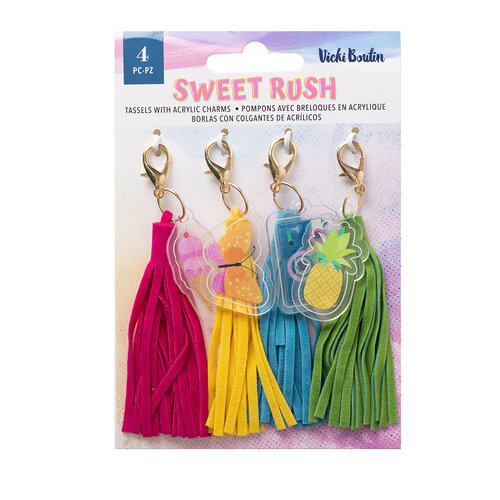 Vicki Boutin - Sweet Rush Collection - Tassels With Acrylic Charms