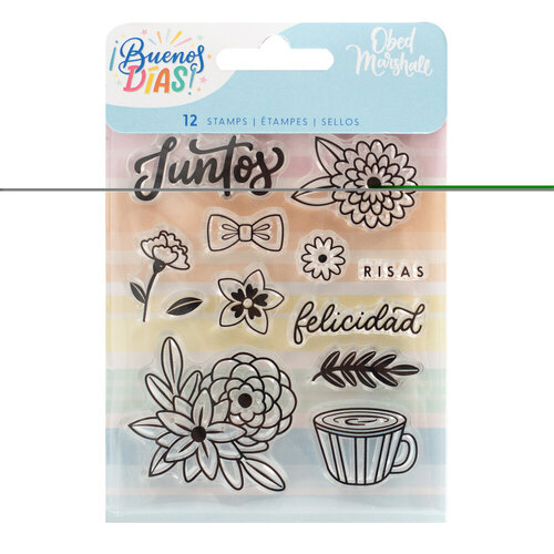 Obed Marshall - Buenos Dias Collection - Clear Acrylic Stamps - Juntos