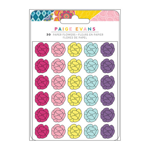 Paige Evans - Wonders Collection - Embellishments - Paper Flowers