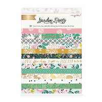 Maggie Holmes - Garden Party Collection - 6 x 8 Paper Pack - Gold Foil Accents