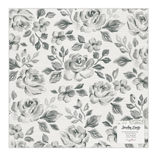 Maggie Holmes - Garden Party Collection - 12 x 12 Specialty Paper - Rose Bush - Vellum
