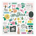 Maggie Holmes - Garden Party Collection - 12 x 12 Chipboard Sticker Sheet