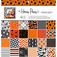 American Crafts - Halloween Collection - 12 x 12 Paper Pad - Hocus Pocus