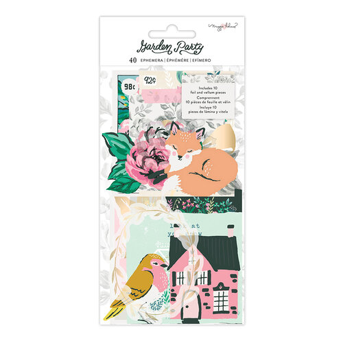 Maggie Holmes - Garden Party Collection - Ephemera - Vellum and Gold Foil Accents