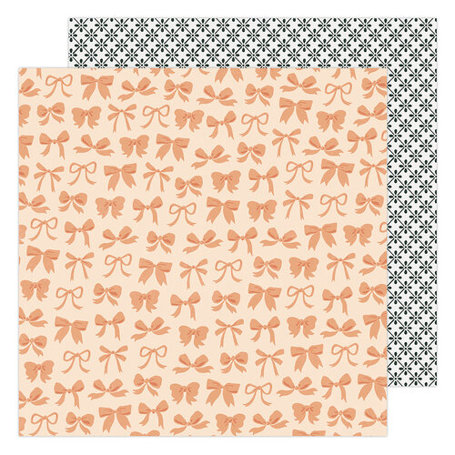 Maggie Holmes - Garden Party Collection - 12 x 12 Double Sided Paper - Beautiful Bows