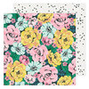 Maggie Holmes - Garden Party Collection - 12 x 12 Double Sided Paper - Freshly Picked