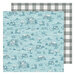 Maggie Holmes - Garden Party Collection - 12 x 12 Double Sided Paper - Gingham Grove