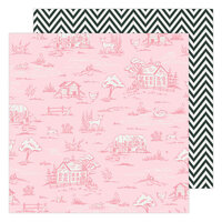 Maggie Holmes - Garden Party Collection - 12 x 12 Double Sided Paper - Countryside