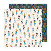 Jen Hadfield - Reaching Out Collection - 12 x 12 Double Sided Paper - Dance It Out