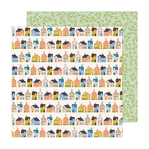 Jen Hadfield - Reaching Out Collection - 12 x 12 Double Sided Paper - Hi Neighbor