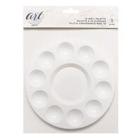 American Crafts - Art Supply Basics Collection - Plastic Palette - 10 Wells