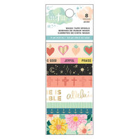 American Crafts - Creative Devotion Draw Near Collection - Washi Tape - Matte Gold Foil Accents