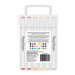 American Crafts - Sketch Markers Collection - Dual Tip - Chisel and Fine Point - 24 Color Pack