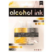 American Crafts - Alcohol Inks - Metallic - 2 Pack