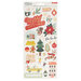 Crate Paper - Busy Sidewalks Collection - Christmas - 6 x 12 Cardstock Stickers with Gold Foil Accents