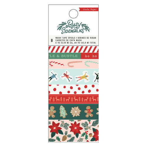 Crate Paper - Busy Sidewalks Collection - Christmas - Washi Tape