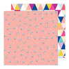 Damask Love - Life's a Party Collection - 12 x 12 Double Sided Paper - Disco Queen