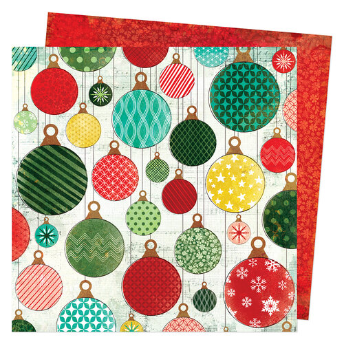 Vicki Boutin - Warm Wishes Collection - Christmas - 12 x 12 Double Sided Paper - Deck the Halls