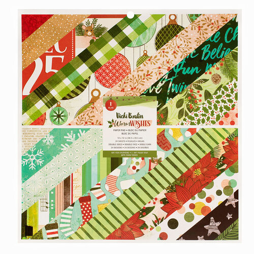 Vicki Boutin - Warm Wishes Collection - Christmas - 12 x 12 Paper Pad