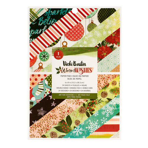 Vicki Boutin - Warm Wishes Collection - Christmas - 6 x 8 Paper Pad