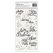 Vicki Boutin - Warm Wishes Collection - Christmas - Thickers - Phrases - Champagne Gold Foil Accents