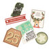 Vicki Boutin - Warm Wishes Collection - Christmas - Ephemera - Journaling Pieces with Champagne Gold Foil Accents