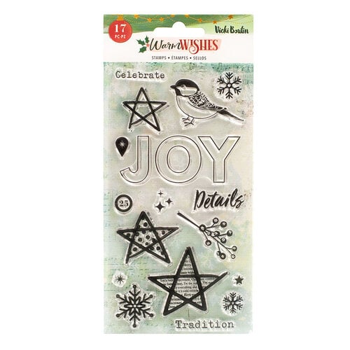 Vicki Boutin - Warm Wishes Collection - Christmas - Clear Acrylic Stamps