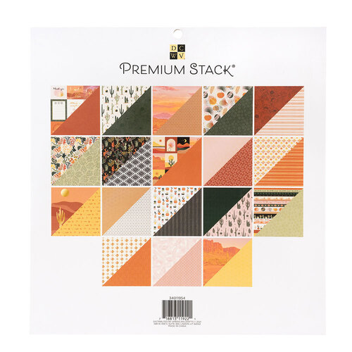 Die Cuts With A View - 6x6 Paper Pad - Rose Gold Specialty Cardstock Stack